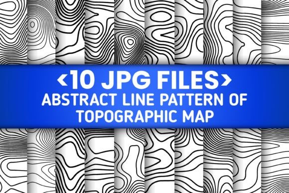 Download 10 Set Topographic Line Map Part 1 - Premium Resources