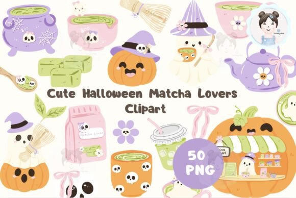 Download Cute Halloween Matcha Clipart - Cute Collection