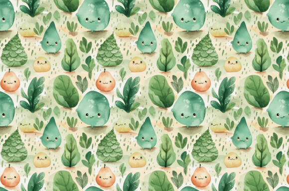 Download Watercolor Nature Patterns - Colorful - Nature Collection