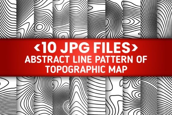Download 10 Set Topographic Line Map Part 2 - Premium Resources