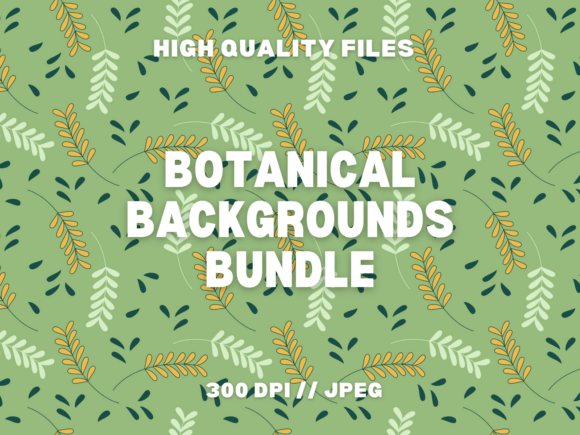 Download 5 Botanical Backgrounds Bundle - Botanical backgrounds Collection