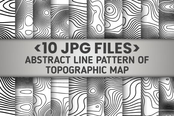 Download 10 Set Topographic Line Map Part 4 - Premium Resources