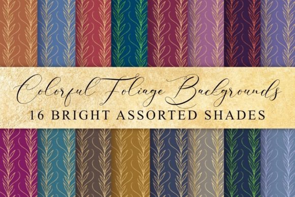 Download Elegant Stylized Botanical Backgrounds - Botanical backgrounds Collection