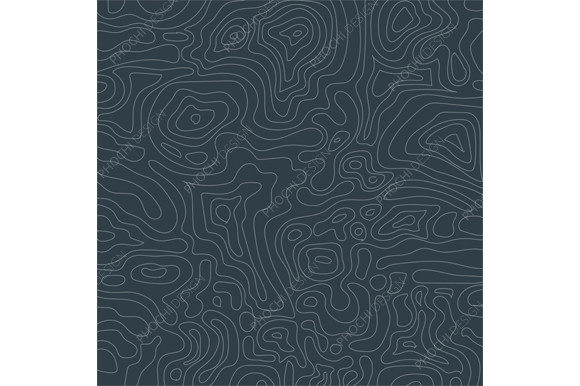 Download Topographic Lines Map on Blue Background - Premium Bundle