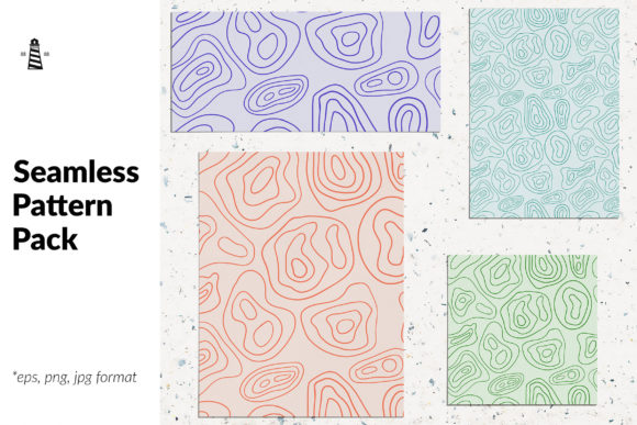 Download Topographic Map Seamless Patterns - Premium Resources