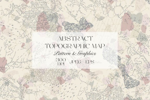 Download Abstract Topographic Map Pattern - Topographic Collection